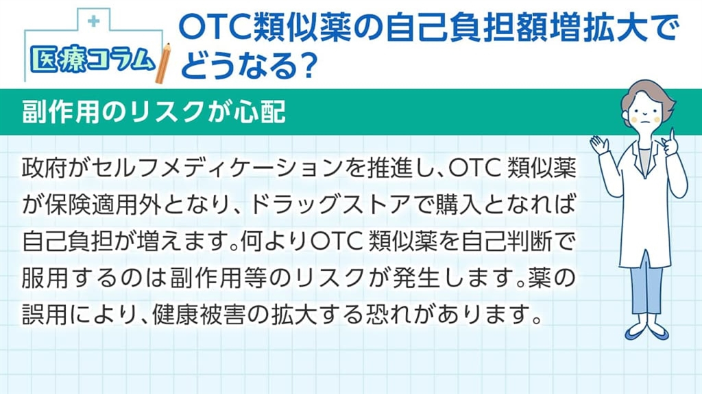 副作用のリスクが心配 副作用のリスクが心配